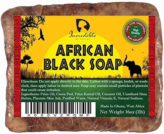 Black soap-Raw - SMK African Store